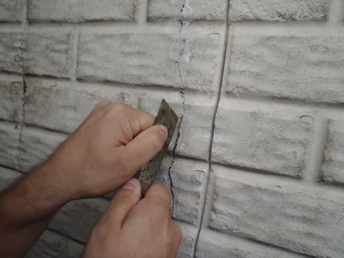 Basement Waterproofing with Crack Filling